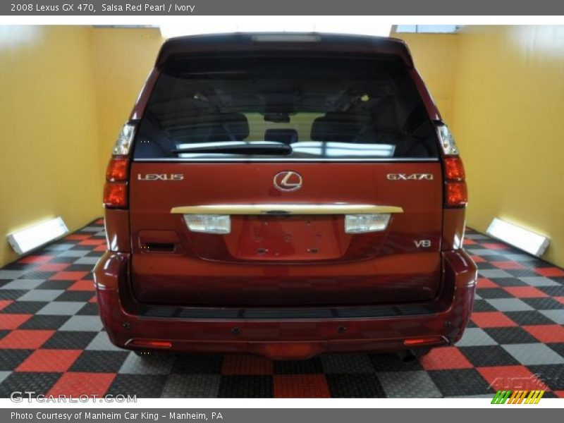 Salsa Red Pearl / Ivory 2008 Lexus GX 470