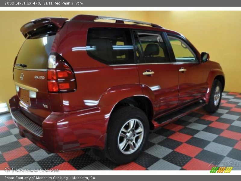 Salsa Red Pearl / Ivory 2008 Lexus GX 470