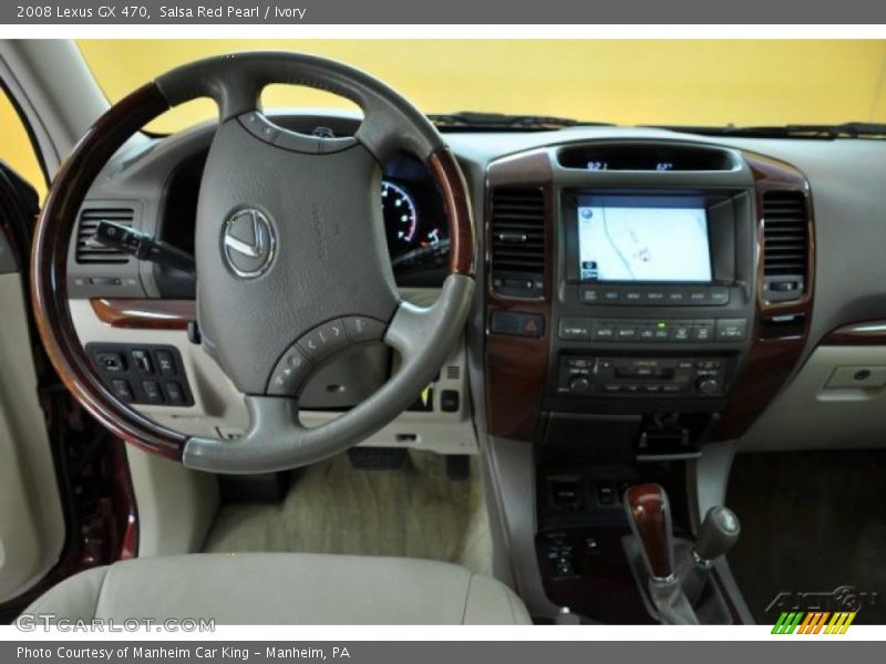 Salsa Red Pearl / Ivory 2008 Lexus GX 470