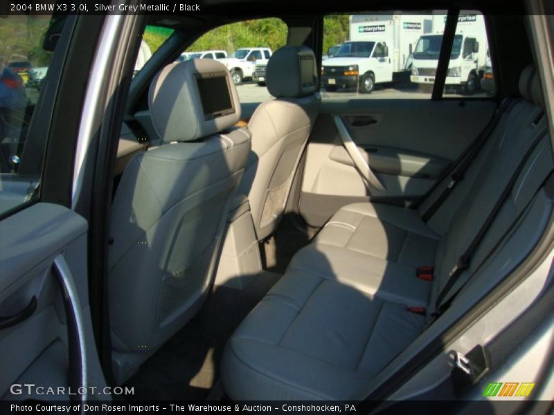 Silver Grey Metallic / Black 2004 BMW X3 3.0i