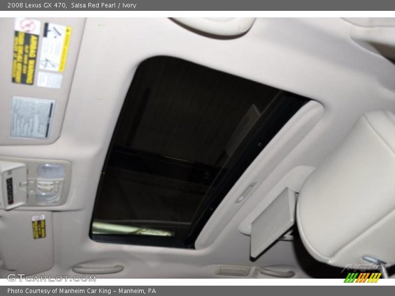 Salsa Red Pearl / Ivory 2008 Lexus GX 470