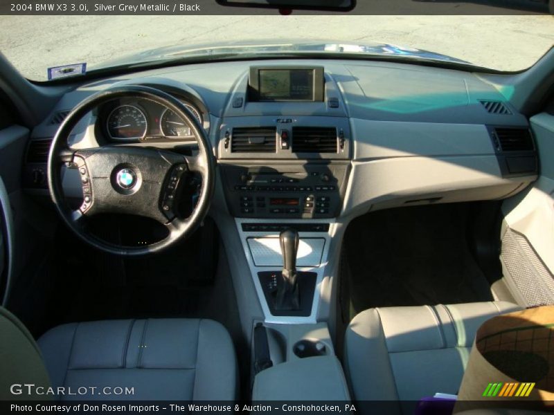 Silver Grey Metallic / Black 2004 BMW X3 3.0i