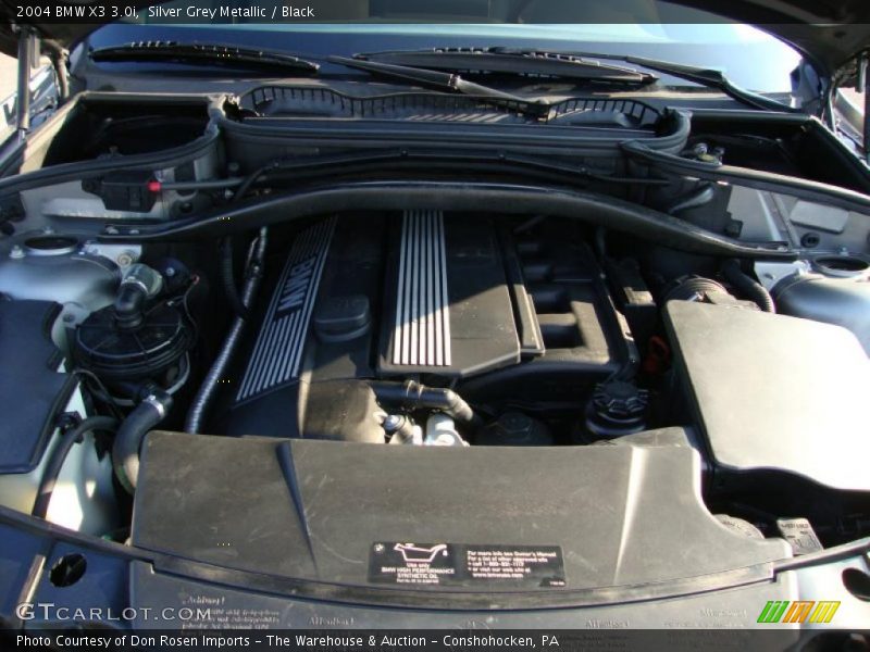 Silver Grey Metallic / Black 2004 BMW X3 3.0i