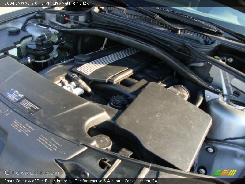 Silver Grey Metallic / Black 2004 BMW X3 3.0i