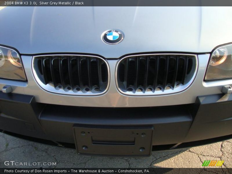 Silver Grey Metallic / Black 2004 BMW X3 3.0i