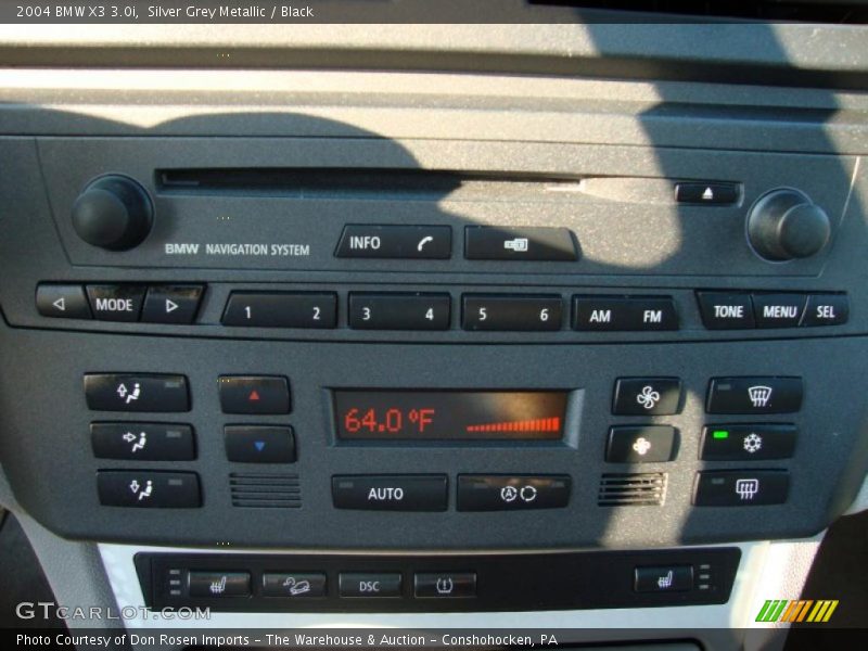 Silver Grey Metallic / Black 2004 BMW X3 3.0i