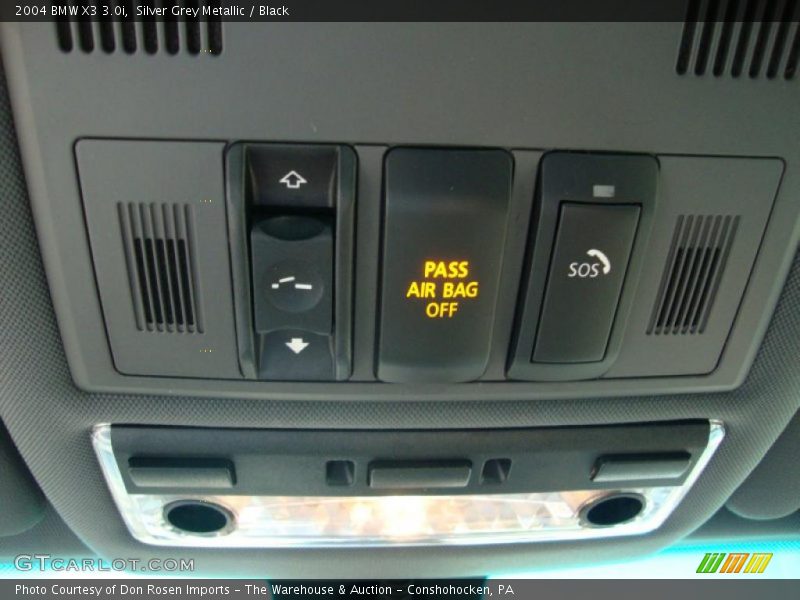 Silver Grey Metallic / Black 2004 BMW X3 3.0i