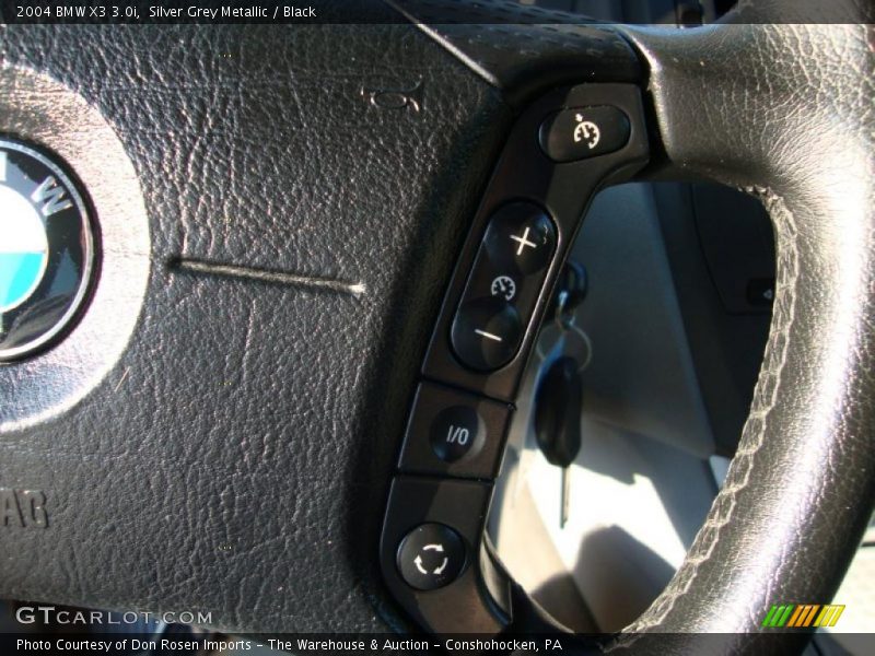 Silver Grey Metallic / Black 2004 BMW X3 3.0i