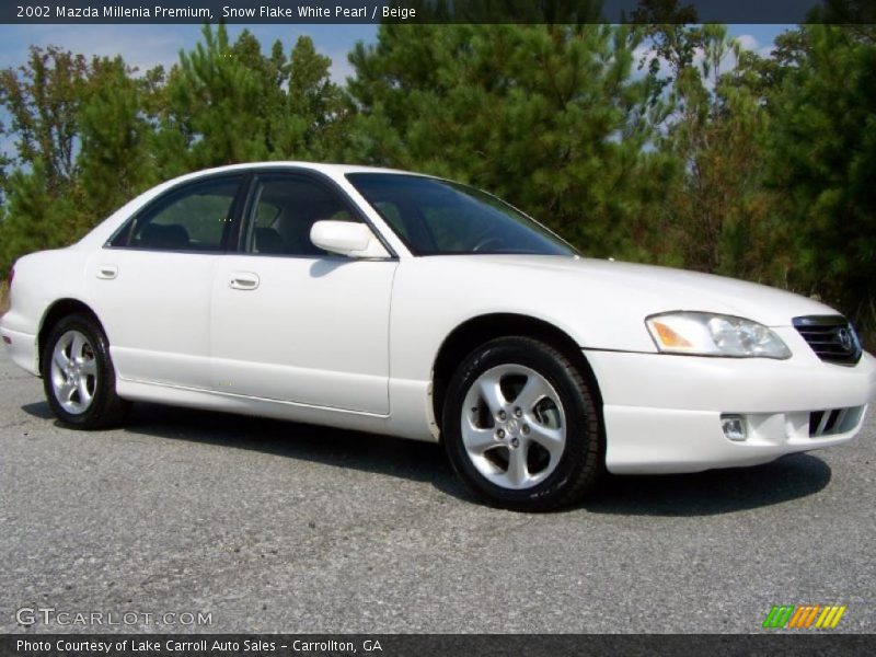 Snow Flake White Pearl / Beige 2002 Mazda Millenia Premium