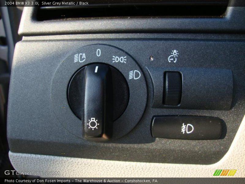 Silver Grey Metallic / Black 2004 BMW X3 3.0i