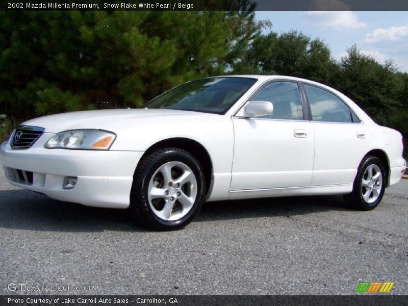 Snow Flake White Pearl / Beige 2002 Mazda Millenia Premium