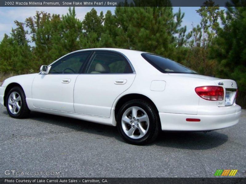 Snow Flake White Pearl / Beige 2002 Mazda Millenia Premium