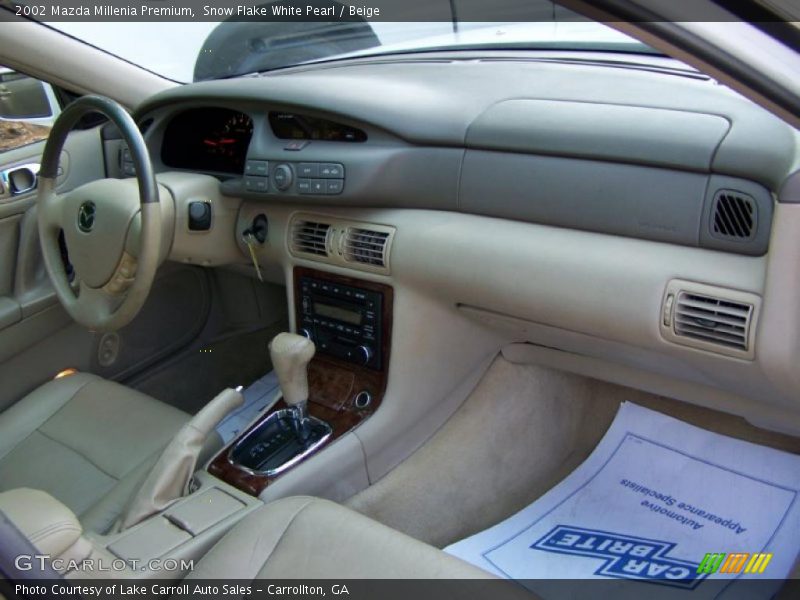 Snow Flake White Pearl / Beige 2002 Mazda Millenia Premium