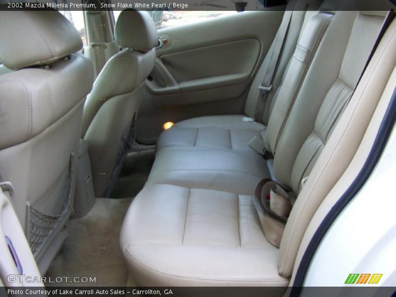 Snow Flake White Pearl / Beige 2002 Mazda Millenia Premium