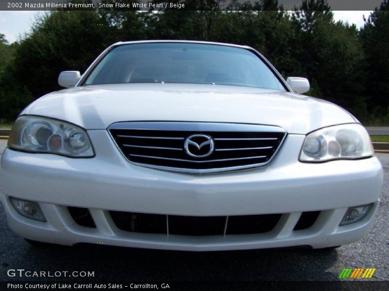 Snow Flake White Pearl / Beige 2002 Mazda Millenia Premium