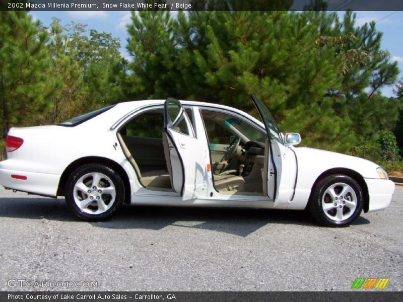 Snow Flake White Pearl / Beige 2002 Mazda Millenia Premium