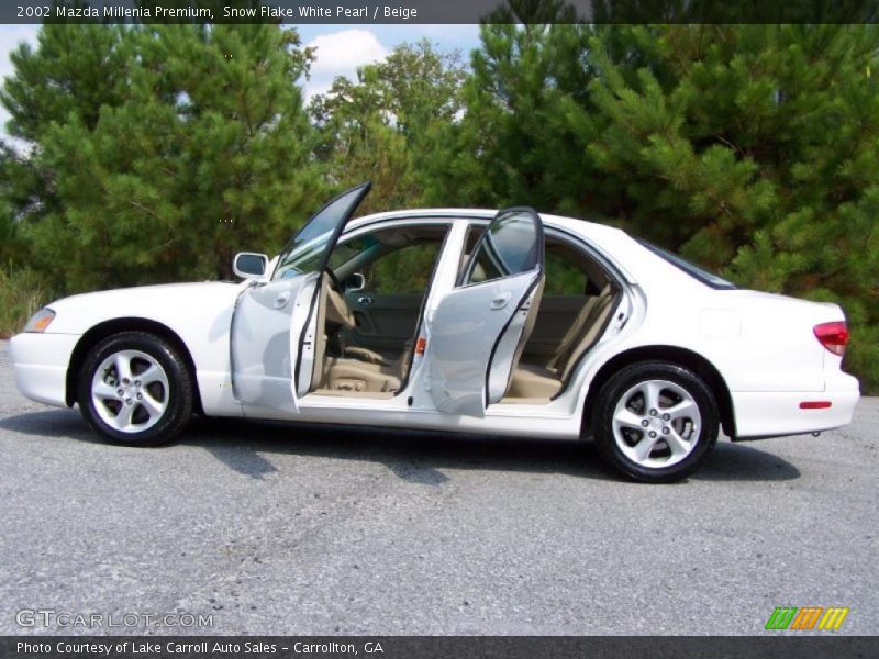 Snow Flake White Pearl / Beige 2002 Mazda Millenia Premium