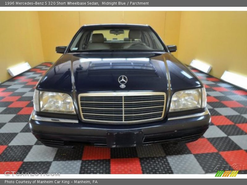 Midnight Blue / Parchment 1996 Mercedes-Benz S 320 Short Wheelbase Sedan