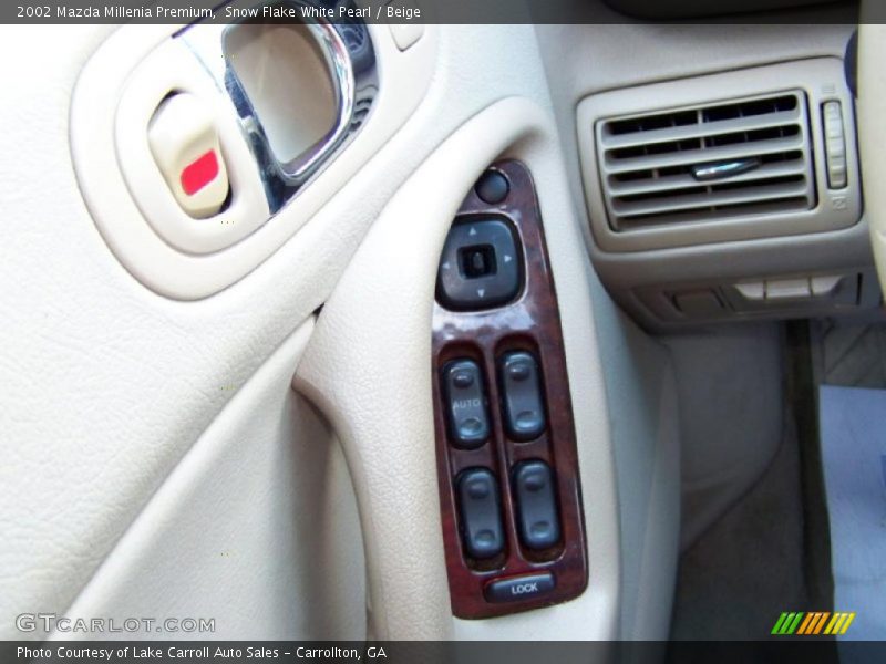 Snow Flake White Pearl / Beige 2002 Mazda Millenia Premium