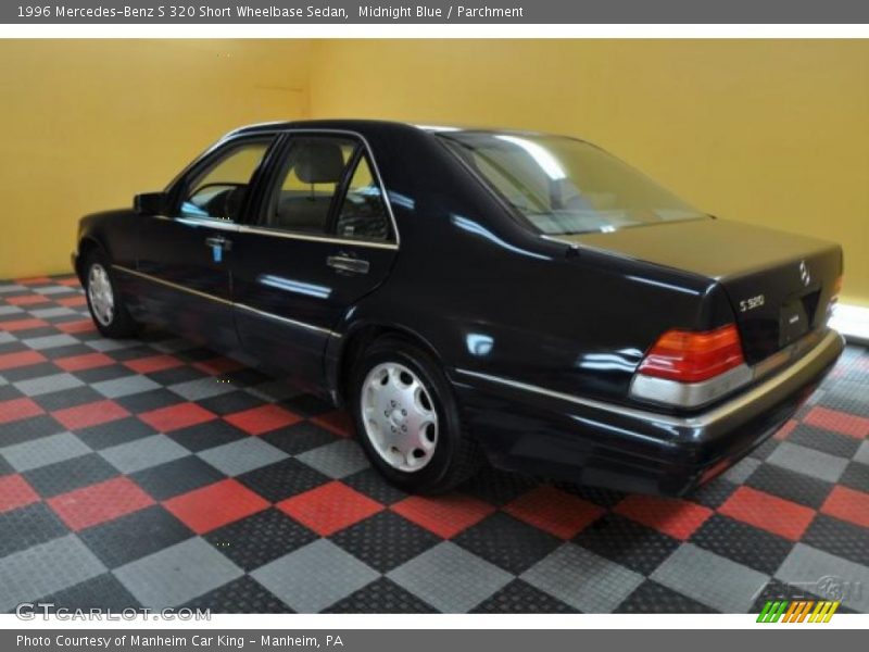 Midnight Blue / Parchment 1996 Mercedes-Benz S 320 Short Wheelbase Sedan