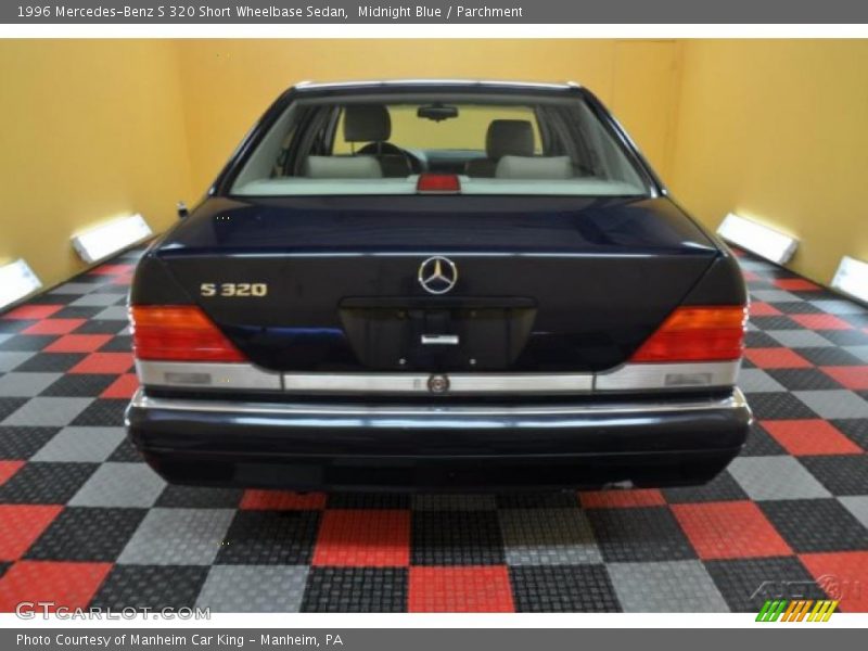 Midnight Blue / Parchment 1996 Mercedes-Benz S 320 Short Wheelbase Sedan