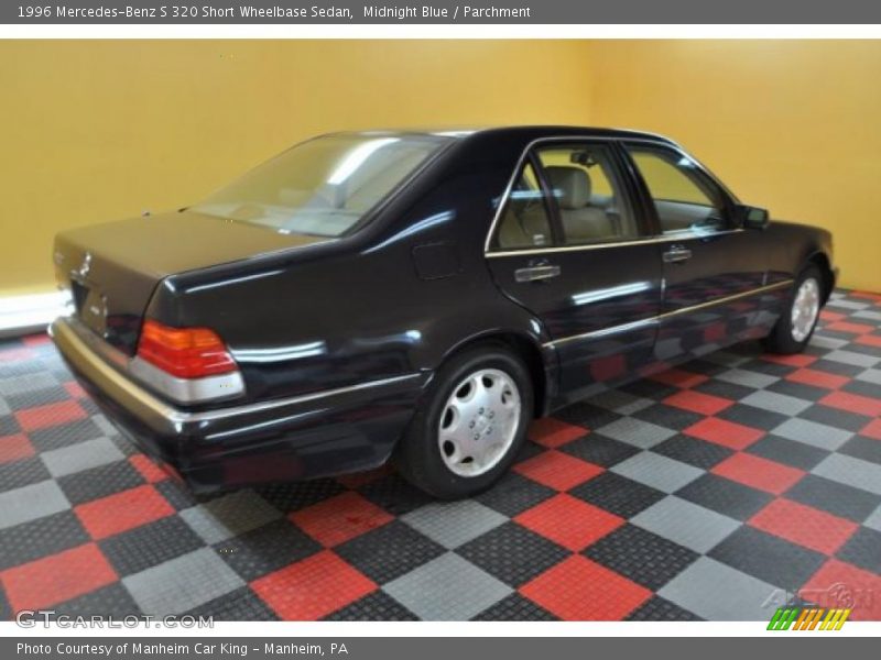 Midnight Blue / Parchment 1996 Mercedes-Benz S 320 Short Wheelbase Sedan