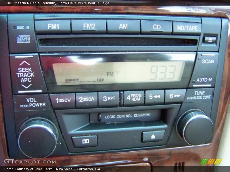 Snow Flake White Pearl / Beige 2002 Mazda Millenia Premium
