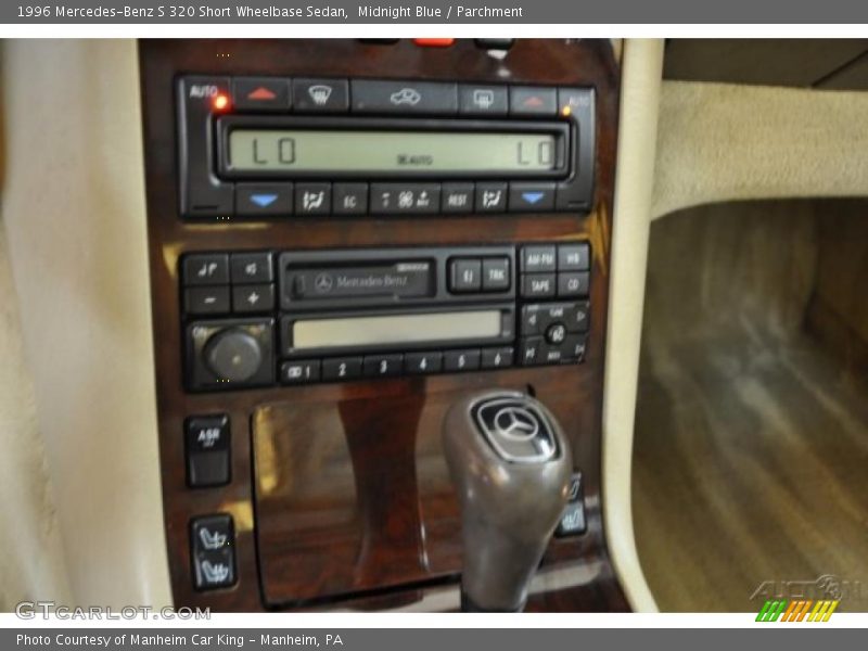Midnight Blue / Parchment 1996 Mercedes-Benz S 320 Short Wheelbase Sedan