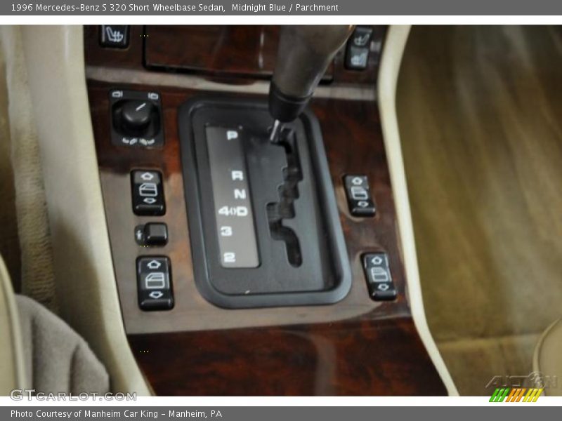 Midnight Blue / Parchment 1996 Mercedes-Benz S 320 Short Wheelbase Sedan