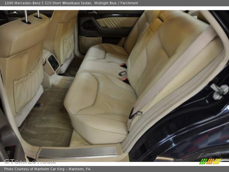 Midnight Blue / Parchment 1996 Mercedes-Benz S 320 Short Wheelbase Sedan