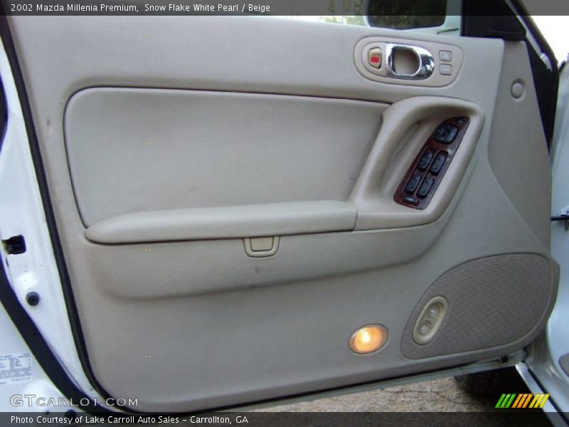 Snow Flake White Pearl / Beige 2002 Mazda Millenia Premium