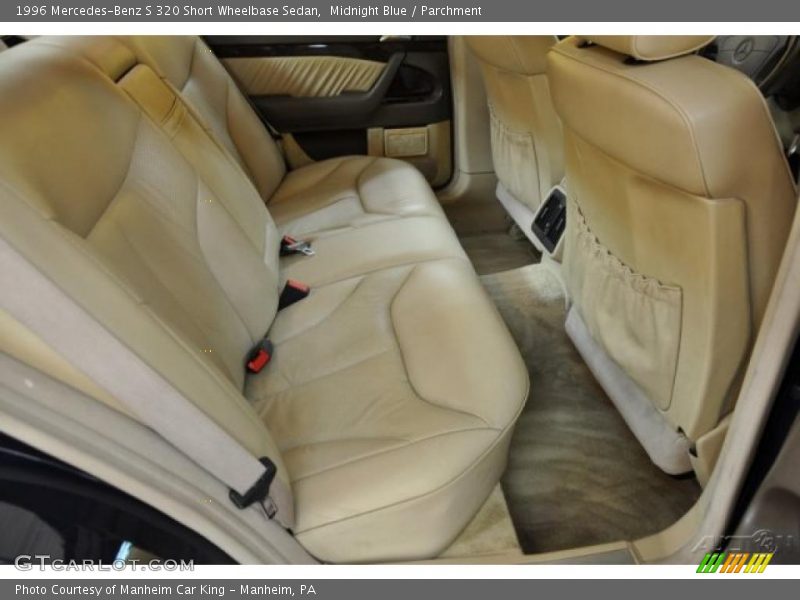 Midnight Blue / Parchment 1996 Mercedes-Benz S 320 Short Wheelbase Sedan