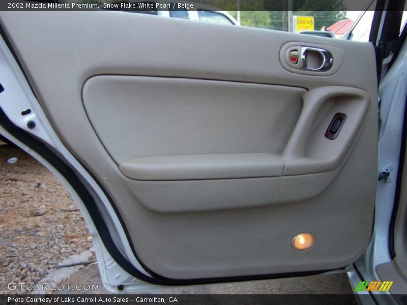 Snow Flake White Pearl / Beige 2002 Mazda Millenia Premium