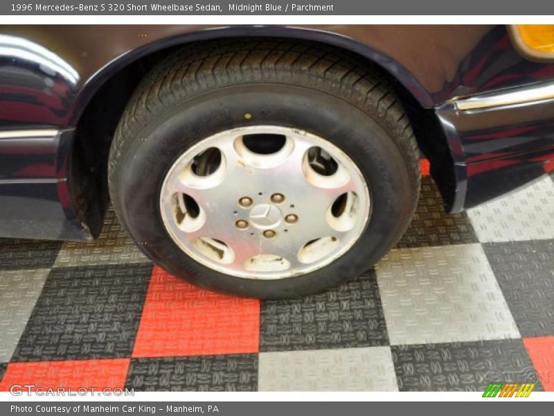 Midnight Blue / Parchment 1996 Mercedes-Benz S 320 Short Wheelbase Sedan