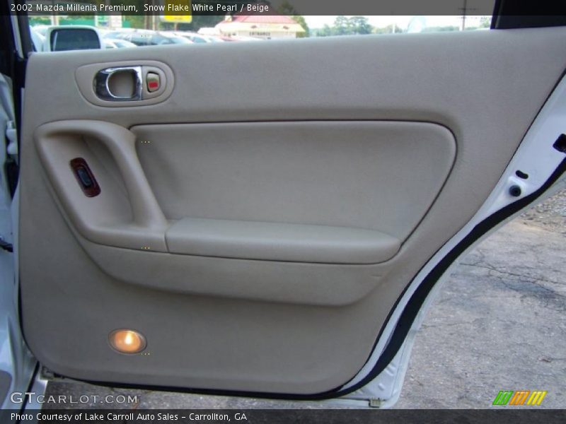 Snow Flake White Pearl / Beige 2002 Mazda Millenia Premium