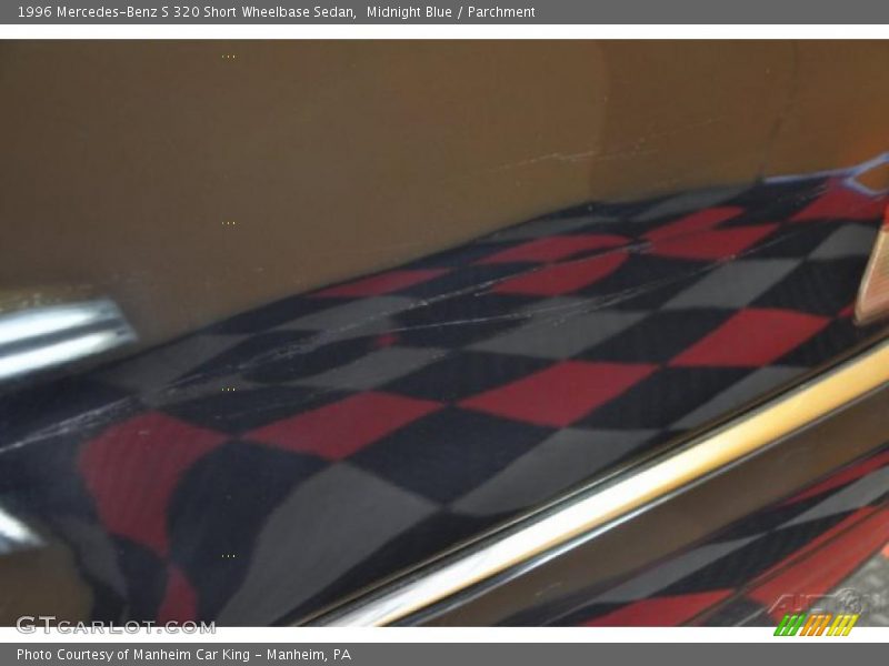 Midnight Blue / Parchment 1996 Mercedes-Benz S 320 Short Wheelbase Sedan