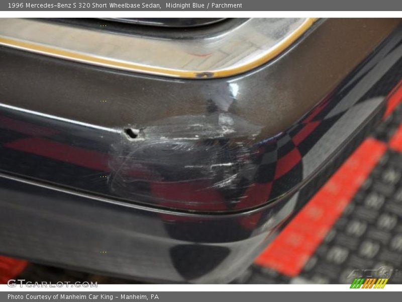 Midnight Blue / Parchment 1996 Mercedes-Benz S 320 Short Wheelbase Sedan