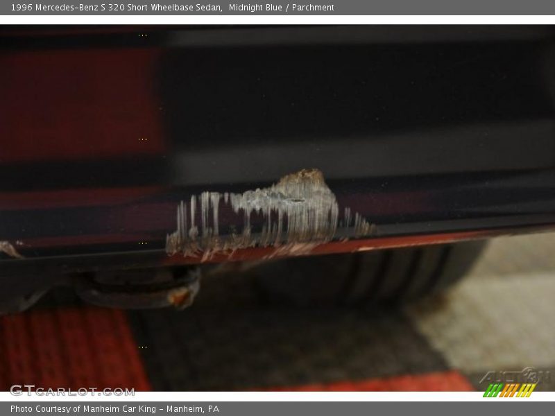 Midnight Blue / Parchment 1996 Mercedes-Benz S 320 Short Wheelbase Sedan