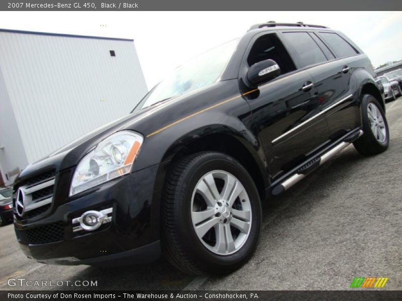 Black / Black 2007 Mercedes-Benz GL 450