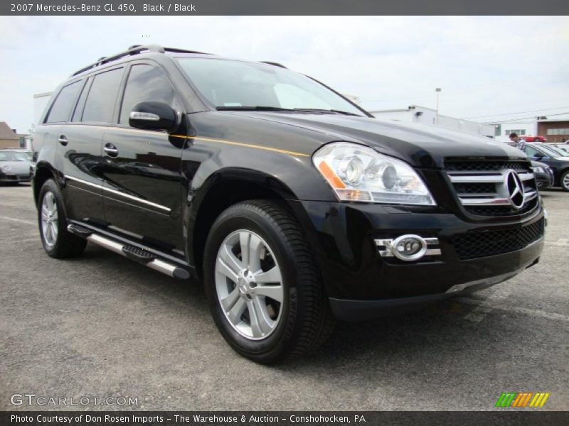 Black / Black 2007 Mercedes-Benz GL 450
