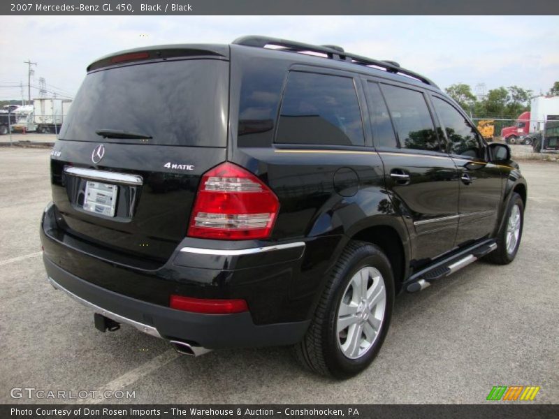 Black / Black 2007 Mercedes-Benz GL 450