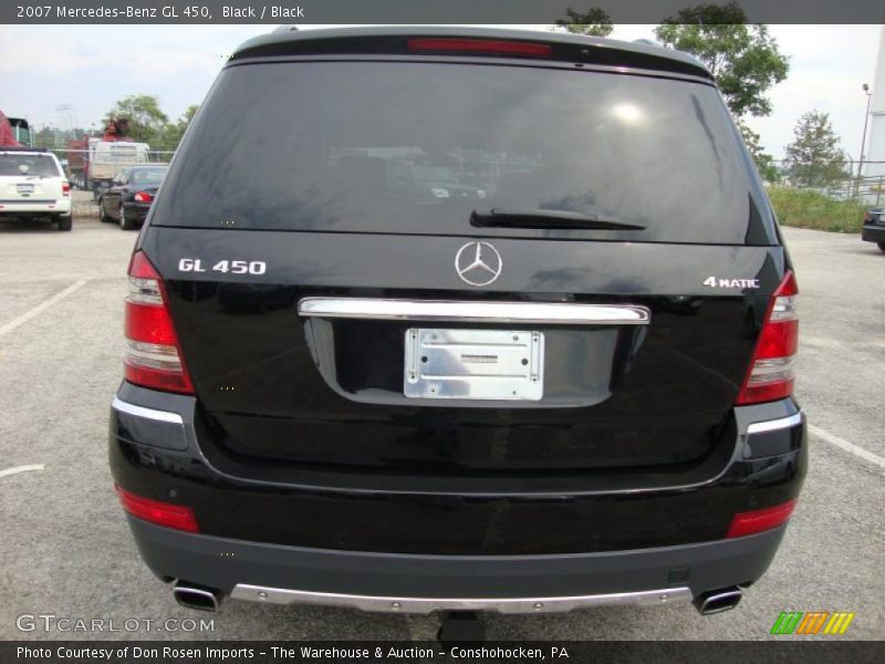 Black / Black 2007 Mercedes-Benz GL 450