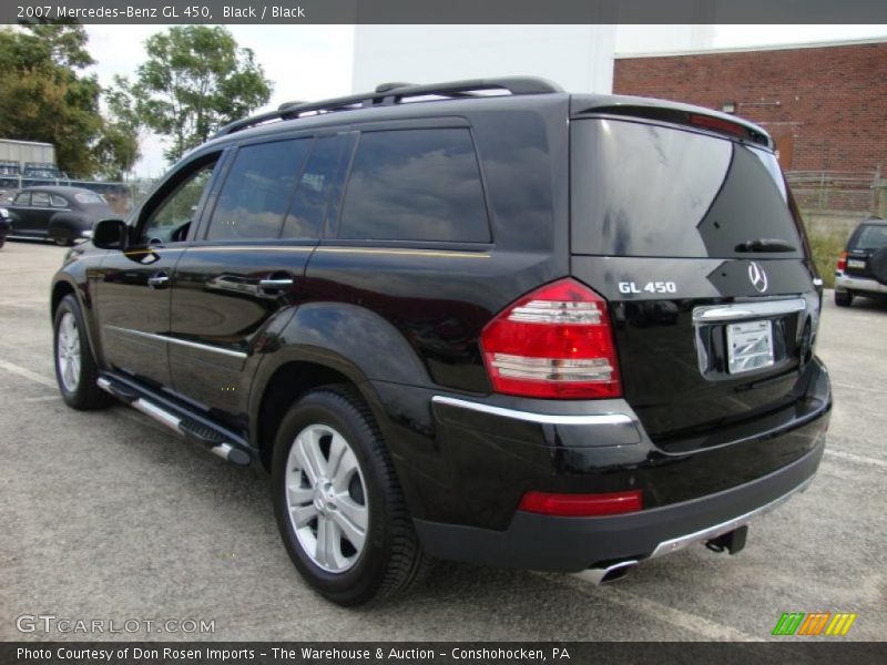 Black / Black 2007 Mercedes-Benz GL 450