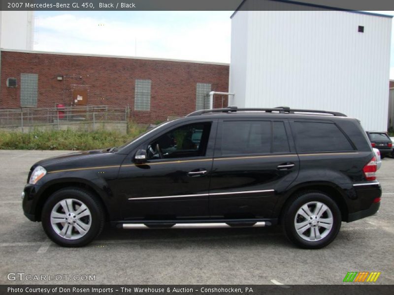 Black / Black 2007 Mercedes-Benz GL 450