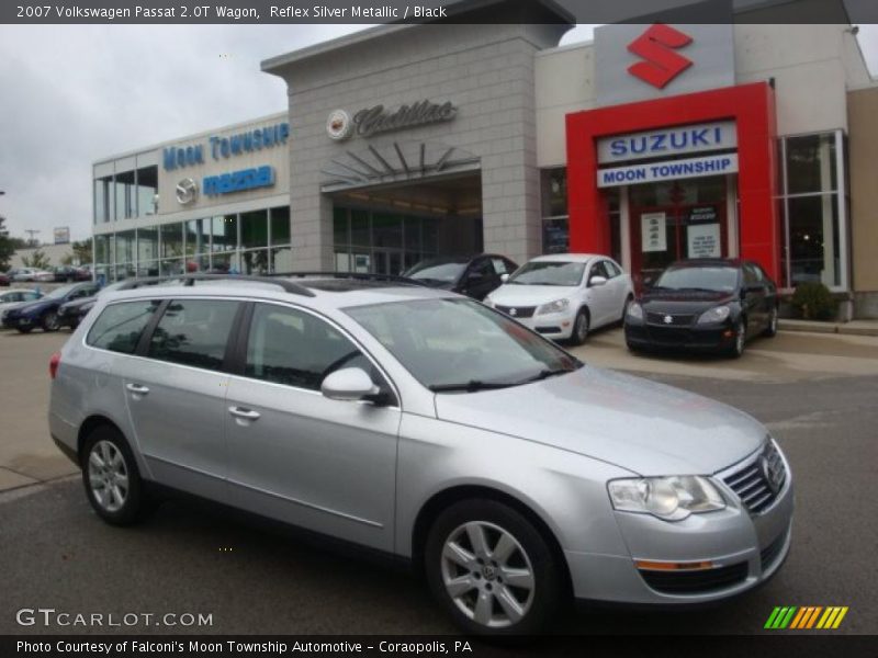 Reflex Silver Metallic / Black 2007 Volkswagen Passat 2.0T Wagon