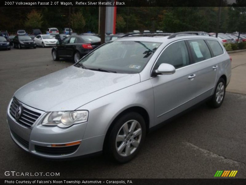 Reflex Silver Metallic / Black 2007 Volkswagen Passat 2.0T Wagon