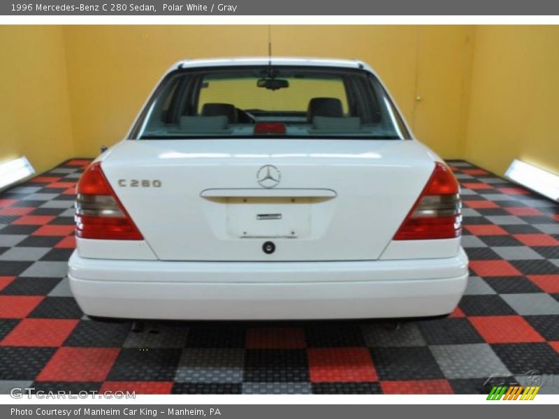 Polar White / Gray 1996 Mercedes-Benz C 280 Sedan