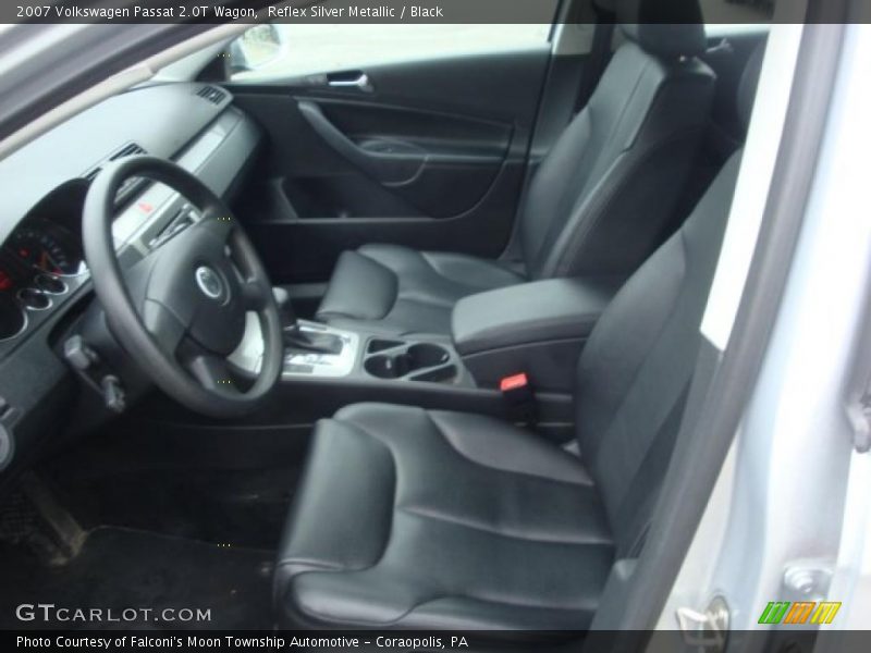 Reflex Silver Metallic / Black 2007 Volkswagen Passat 2.0T Wagon