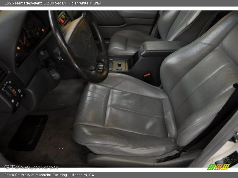 Polar White / Gray 1996 Mercedes-Benz C 280 Sedan