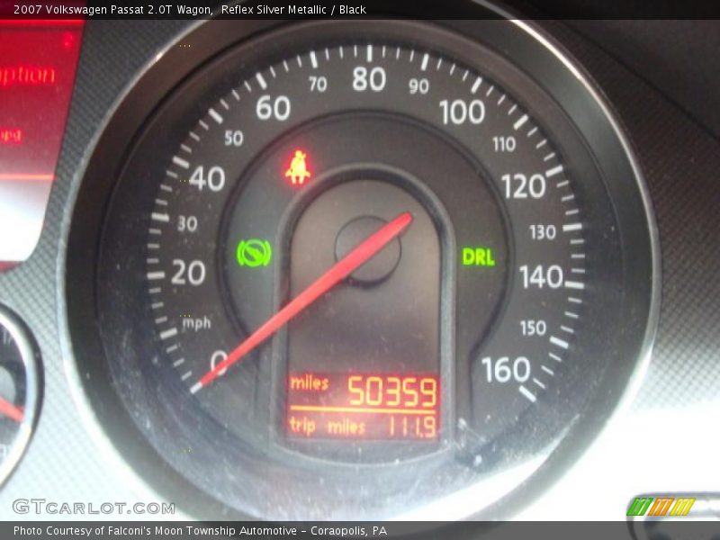 Reflex Silver Metallic / Black 2007 Volkswagen Passat 2.0T Wagon